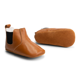 Supercute enkel laarsjes cognac bruin 6 - 12 maanden