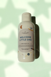 Set Baby badolie - Welcome Little One, Baby haar lotion - No Time For A bad Hairday met Kam & Borstel