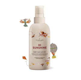 Set Baby badolie - It's spa time, Baby haar lotion - Hi Sunshine met Kam & Borstel