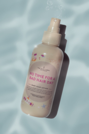 4 delige Set Baby badolie - Little stunner, Baby haar lotion - No Time For A bad Hairday met Kam & Borstel