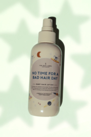Set Baby badolie - Welcome Little One, Baby haar lotion - No Time For A bad Hairday met Kam & Borstel
