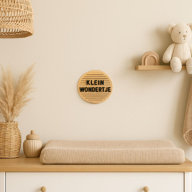 Houten Letterbord - Rond