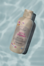 Set Baby badolie - Little stunner, Baby haar lotion - No Time For A bad Hairday met Kam & Borstel