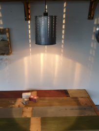 Hanglamp gemaakt van gerecyclede wasmachinetrommel klein (B)