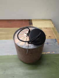 Hanglamp gemaakt van gerecyclede wasmachinetrommel klein (F)