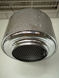 Hanglamp gemaakt van gerecyclede wasmachinetrommel