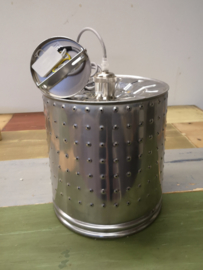 Hanglamp gemaakt van gerecyclede wasmachinetrommel klein (C)