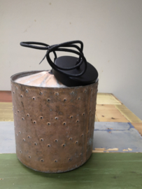 Hanglamp gemaakt van gerecyclede wasmachinetrommel klein (F)