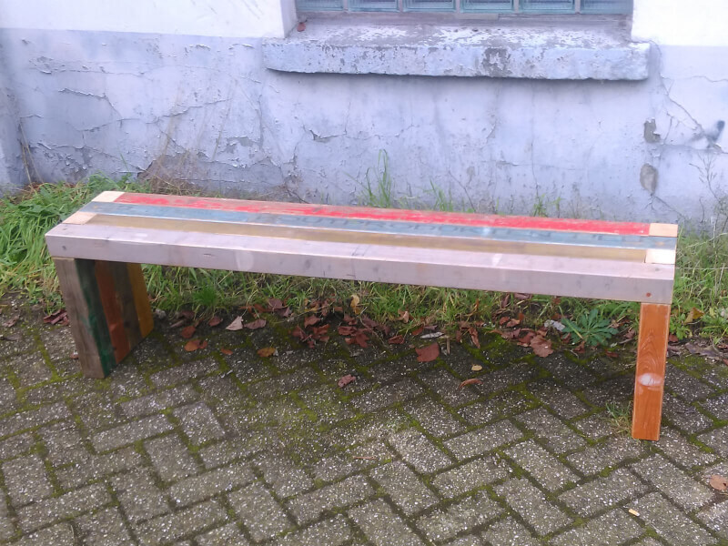 zitmeubilair voor buiten van gerecycled hout