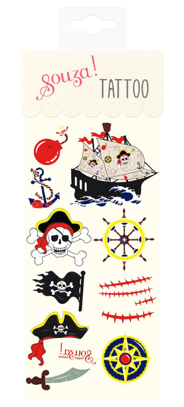 Plak Tattoo Piraat