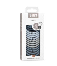 BIBS | loops 12-pack | babyblue/cloud/petrol