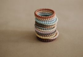 Mushie | Pearl Teething Bracelet - mellow / terracotta / periw