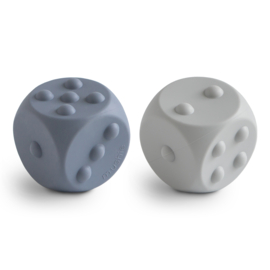 Mushie | Dice press toy - Tradewinds/Stone