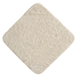 Mushie | hooded towel | badcape | fog - beige