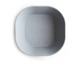 Mushie | Square Dinnerware Bowl, Set of 2 (Cloud)