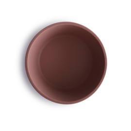 Mushie | Silicone Suction Bowl - woodchuck