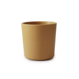 Mushie | Dinnerware Cup, Set of 2 (Mustard)