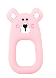 Teether | Bear (pink)