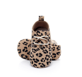 ☾  Niños |  Baby shoes | Leopard brown