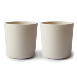 Mushie | Dinnerware Cup, Set of 2 (Ivory)