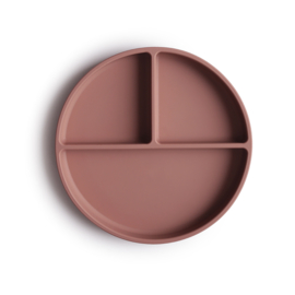 Mushie | Silicone Suction Plate - cloudy mauve