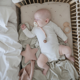 Mushie | Crib sheet | Falling stars | 120x60