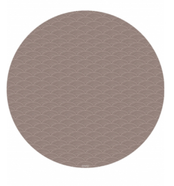 Eeveve | Round floor mat - Rainbow Taupe