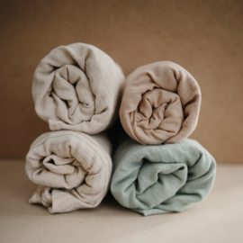 Mushie | Changing pad cover - Roman  green