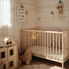 Mushie | Crib sheet | Falling stars | 120x60