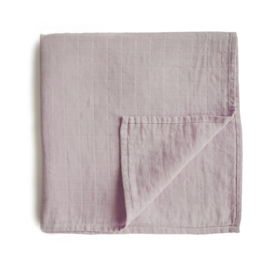 Mushie | XL hydrofieldoek - Swaddle Lilac