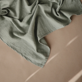 Mushie | Muslin Cloth 3-pack - Roman green