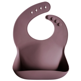 Mushie | Silicone Bib Dusty Rose