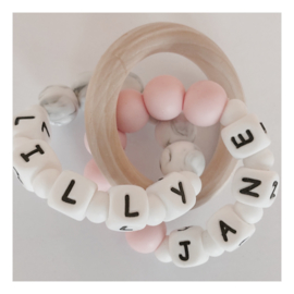 Teether | Twin personalized (double name)