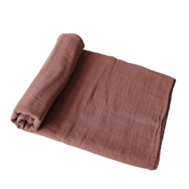 Mushie | Swaddle cognac