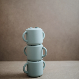 Mushie | Snack Cup - Cambridge Blue