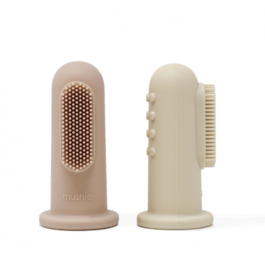 Finger Toothbrush | Shifting Sand / Blush