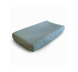 Mushie | Changing pad cover - Roman  green