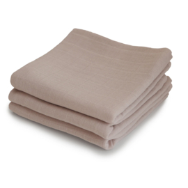 Mushie | Muslin Cloth 3-pack - Natural