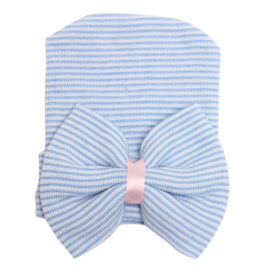 ☾  Niños |  Newborn hat | blue