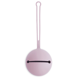 Mushie | Siliconen speen etui | Soft lilac