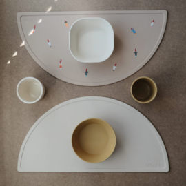 Mushie | Siliconen placemat -  Rocket Ship