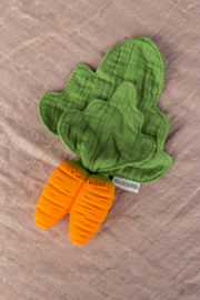 Oli & Carol | Cathy the carrot | mini doudou | teether