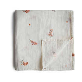 Mushie | Swaddle flowers