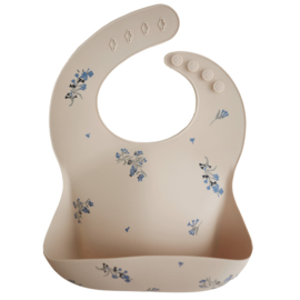 Mushie | Silicone Bib Lilac Flower