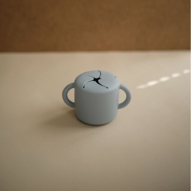 Mushie | Snack Cup - Powder blue