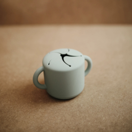 Mushie | Snack Cup - Cambridge Blue