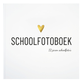 Schoolfotoboek | 12 jaren schoolfoto’s | hart