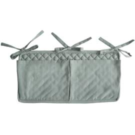 Mushie | Crib pocket - Roman green