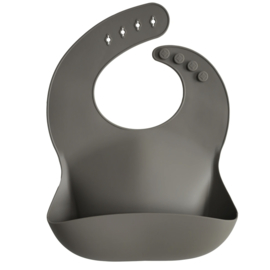 Mushie | Silicone Bib Dove grey