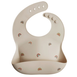 Mushie | Silicone Bib Rainbow